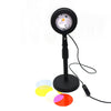 6423 4 Colors Sunset Lamp, Sunset Projection Lamp LED Night Lights DeoDap