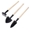 1598 Kid's Garden Tools Set of 3 Pieces (Trowel, Shovel, Rake) DeoDap