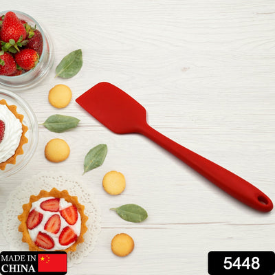 5448 SILICONE SPATULA NON-STICK CREAM SCRAPER PRACTICAL DURABLE HOUSEHOLD CAKE BREAD RUBBER SPATULA FOR COOKING BAKING  (28cm)