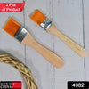 4982 Artistic Flat Painting Brush 2pc for Watercolor & Acrylic Painting. DeoDap