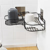 1759 Self-Adhesive Kitchen-Bathroom Corner Shelf Organiser Storage Rack DeoDap