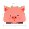 6643 Piglet Shape Book Lamp Animal Led Book Lamp Christmas Gift Light RGB Colors Custom Gift Book Lamp DeoDap