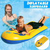 8029 Inflatable Surfboard for Kids, Inflatable Bodyboard for Children with Handles, Portable Surfboard for Children, Outdoor Pool, Beach Floating Mat Pad Water Fun