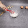 2797 SMALL MANUAL WHISK MIXER SILICONE WHISK, CREAM WHISK, FLOUR MIXER, ROTARY EGG MIXER, KITCHEN BAKING TOOL DeoDap