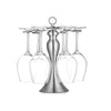 5948 Classic Elegant Tabletop Wine Cup, Rack 6 Wine Glass Holder Storage Freestanding stemware Rack Display Holder, Upside Down Hanging Cup Organizer Display Drying Rack Stand