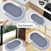 4997 Super Absorbent Floor Mat, Bath Mat, Soft Carpet, Slip-Resistant Bathing Room Rug Floor Door Mat, Instant Drying Mat, Bathroom Rug, Absorbent Bath Mat DeoDap