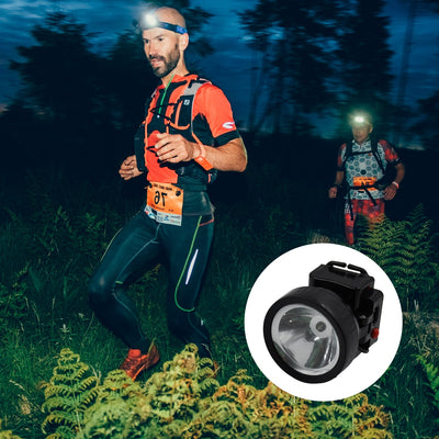 7524 HEAD LAMP 1 LED LONG RANGE RECHARGEABLE HEADLAMP ADJUSTMENT LAMP USE FOR FARMERS, FISHING, CAMPING, HIKING, TREKKING, CYCLING