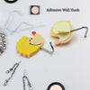 4583 Self Adhesive Smiley Cartoon Wall Hooks Multipurpose Strong Wall Sticker Hooks Wall Hook Holder Door Hanger (2pc). DeoDap