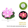 6556 Water Floating Smokeless Candles & Lotus Flowers Sensor Led TeaLight for Outdoor and Indoor Decoration - Pack of 6 Candle Candle (Pack of 6) DeoDap