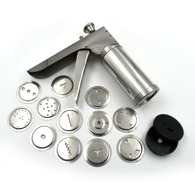 090 Plastic Kitchen Press Set, 12-Pieces, Silver (Kitchen_Press) fashiondep.in