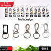 4048 Small Steel Key Ring Clip, Car Keychain Clip Key Ring Hook Keychain Holder Key Finder For Bikes Car Keychains Keychain Business Gift for Men and Women DeoDap