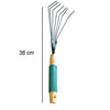 1741 Stainless Steel Tooth Garden Leaf Rake DeoDap