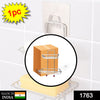 1763 Kitchen Bathroom Soaps Storage Rack with 2 Hook for Home DeoDap