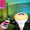 1363 Wireless Bluetooth Sensor 12W Music Multicolor LED Bulb with Remote Controller DeoDap