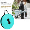 2501 Foldable Height Adjusting Stool Space Saving Telescopic Stool DeoDap