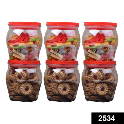 2534 Matka Shape Jar with Rust Proof Air Tight Lid (1000ml) DeoDap