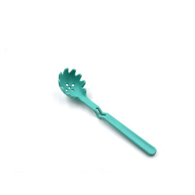 5456 Large Silicone Pasta Fork, Mini Portable Spaghetti Server, Durable Heat-Resistant Non-Slip and Non-Stick Cookware Pasta Spoon, Spaghetti Strainer & Server Spoon (30cm)