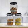 2299 Air Tight Kitchen Storage Container for Rice | Dal | Atta, BPA-Free, Flour | Cereals | Snacks | Stackable | Modular, Round. (Approx - 1100Ml, Set of 6pcs) DeoDap