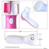 340 -5-in-1 Smoothing Body & Facial Massager (Pink) fashiondep.in