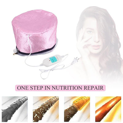 352 Thermal Head Spa Cap Treatment with Beauty Steamer Nourishing Heating Cap DeoDap