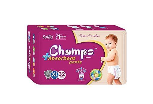 Premium Champs High Absorbent Pant Style Diaper Extra Large(XL) Size ...