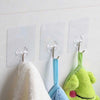 1689 Multipurpose Strong Small Stainless Steel Adhesive Wall Hooks DeoDap