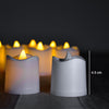 6487 Flameless LED Tealights, Smokeless Plastic Decorative Candles - Led Tea Light Candle For Home Decoration (Pack Of 24) DeoDap