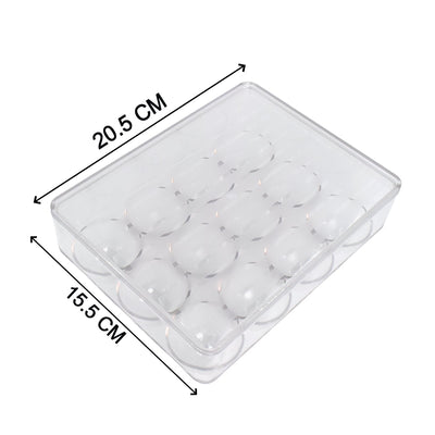 2794 12 Cavity Egg Storage Box For Holding And Placing Eggs Easily And Firmly. DeoDap