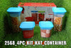 2568 Plastic Storage container Set with Opening Mouth DeoDap