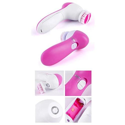 340 -5-in-1 Smoothing Body & Facial Massager (Pink) fashiondep.in