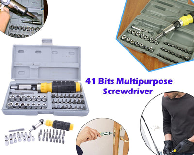 0423 Socket and Screwdriver Tool Kit Accessories (41 pcs) DeoDap