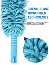 1270 Foldable Multipurpose Microfiber Fan Cleaning Duster for Quick and Easy Cleaning DeoDap