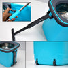 4027 QUICK SPIN MOP PLASTIC SPIN, BUCKET FLOOR CLEANING, EASY WHEELS & BIG BUCKET, FLOOR CLEANING MOP WITH BUCKET DeoDap