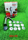 090 Plastic Kitchen Press Set, 12-Pieces, Silver (Kitchen_Press) fashiondep.in