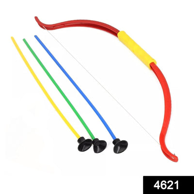 4621 Kids Archery Sport Bow and Arrow Toy Set with Quiver to Hold Arrows DeoDap