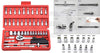 0422 Socket 1/4 Inch Combination Repair Tool Kit (Red, 46 pcs) DeoDap